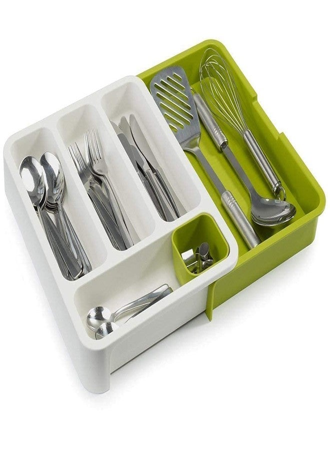 Nexllent Cutlery Tray Plastic Drawer Holder to Store Organize Spoons Toiletries for Home Kitchen, Bed & Bathroom,Multipurpose Cutlery Organizer Tray/Store Plate for Modular Kitchen (Multi-Color) - Image 4